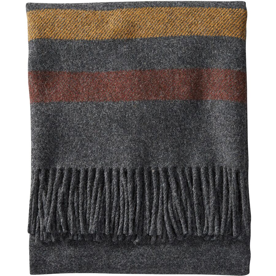 Pendleton EcoWise Wool Washable Fringe Throw Blanket
