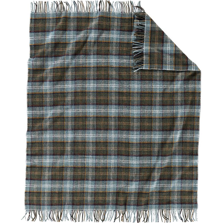 Pendleton EcoWise Wool Washable Fringe Throw Blanket