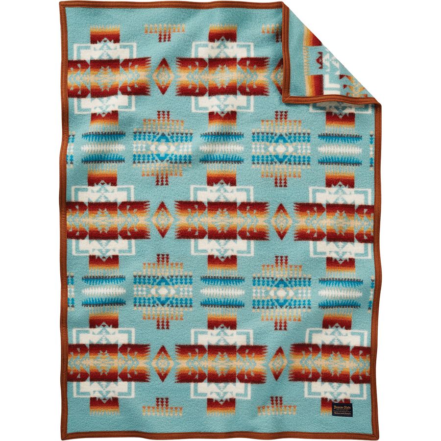 Плед Pendleton Chief Joseph Children's Blanket, цвет: Аквамариновый