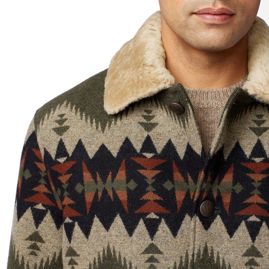 Pendleton Brownsville Shearling Collar Coat Men's
