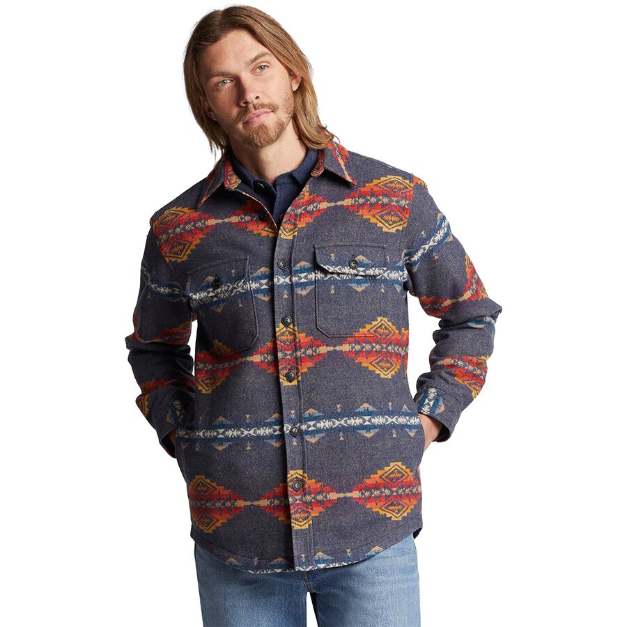 Jacquard Quilted Jacket - Men's