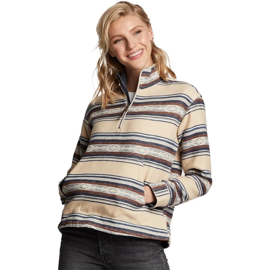 Half-Zip Pullover Sweatshirt - Women's