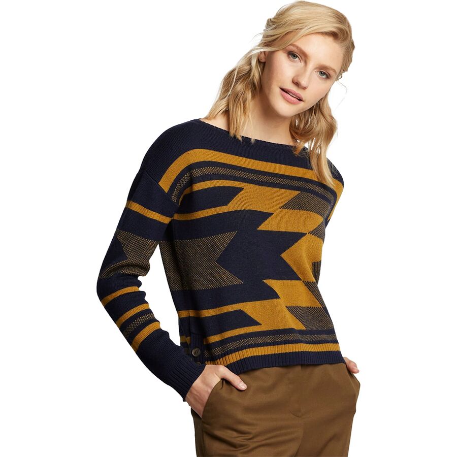 Side Button Merino Sweater - Women's