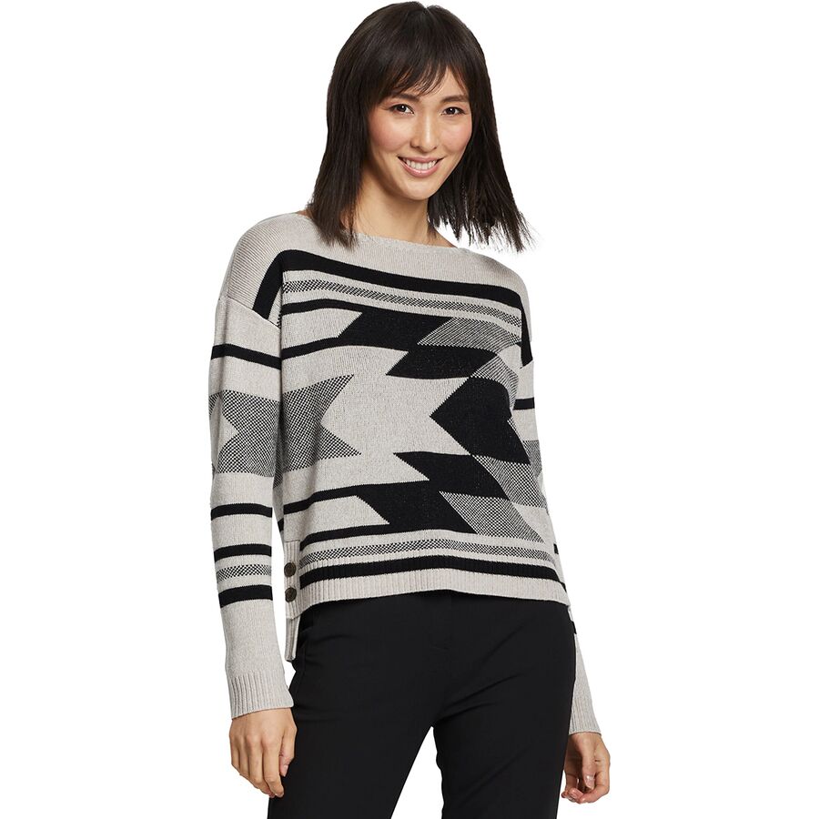 Side Button Merino Sweater - Women's