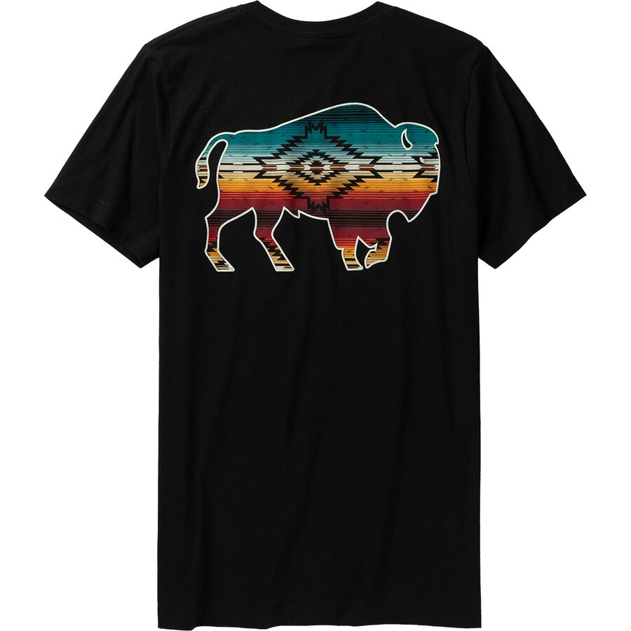 Saltillo Sunset Bison Graphic T-Shirt - Men's