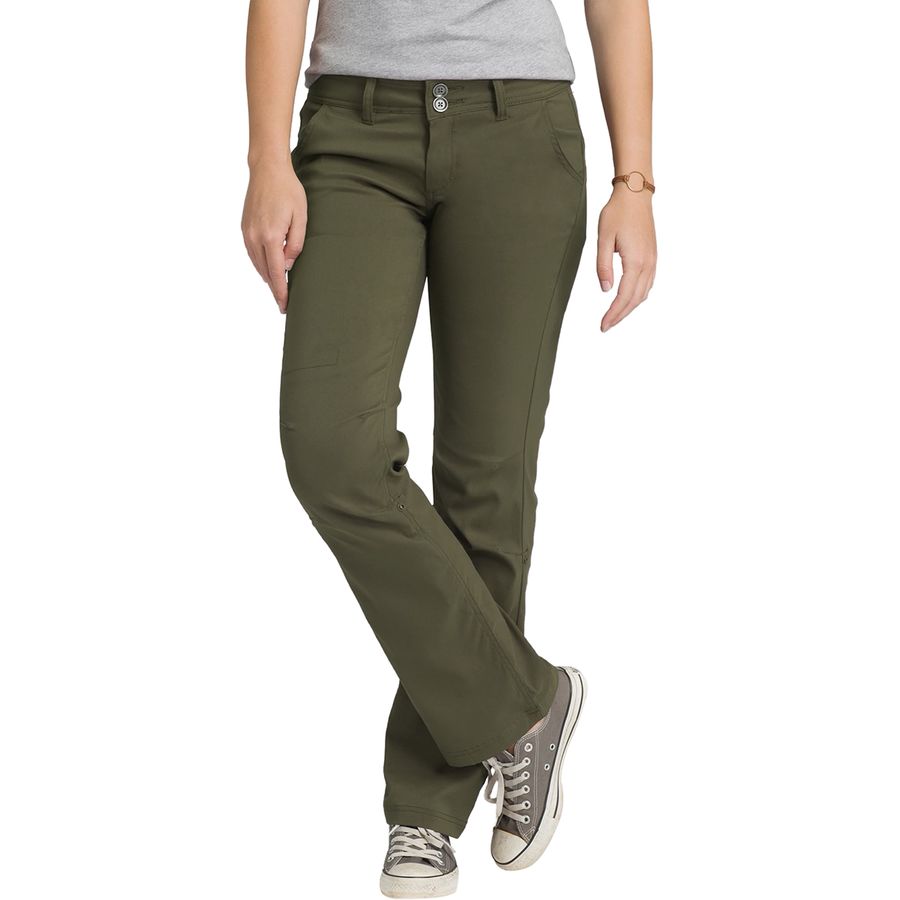 Water-Repellent Stretch Pants for Hiking and Everyday Wear Womens Halle Roll-Up prAna Straight