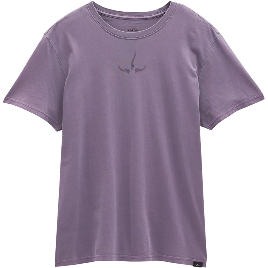 T-shirt Homme PrAna En Coton Bio - Motif étoiles Ocre - Coupe Classique