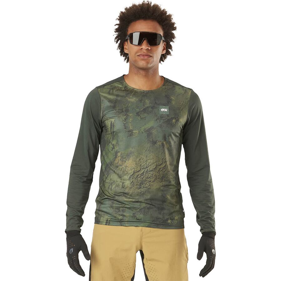 Osborn Printed Long-Sleeve Tech T-Shirt - Men's