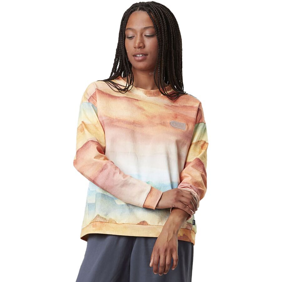 Basement Prt Crew Sweatshirt - Women's