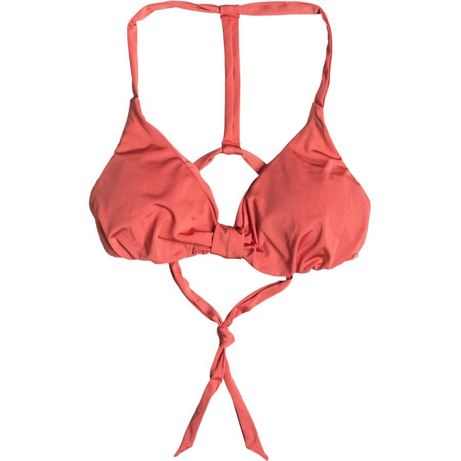 Roxy Wrapsody Triangle Halter Bikini Top Women's Clothing