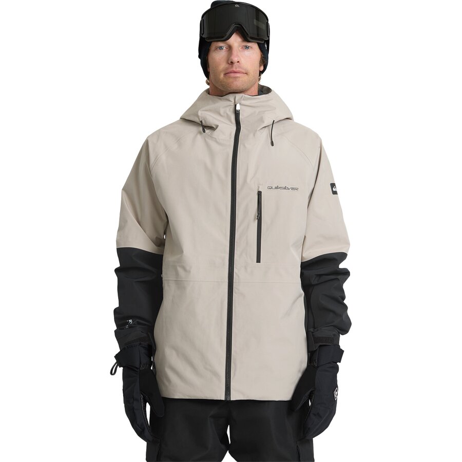 Мужская куртка Quiksilver Ultralight 20K, цвет: String