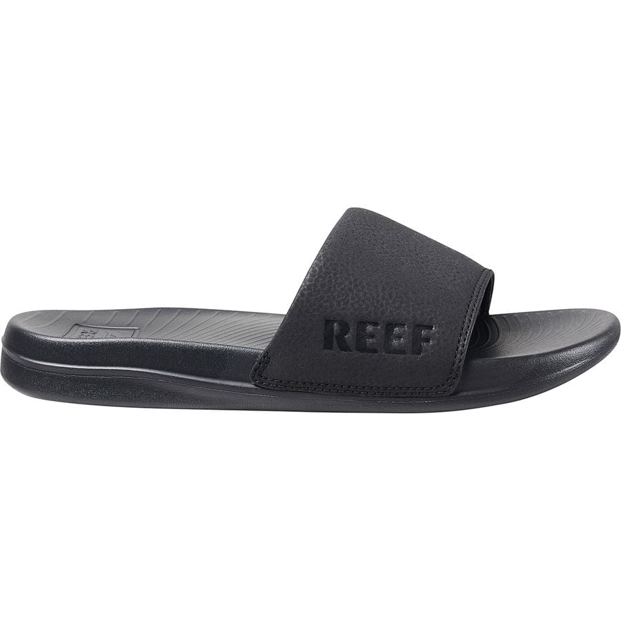 womens black slide sandals
