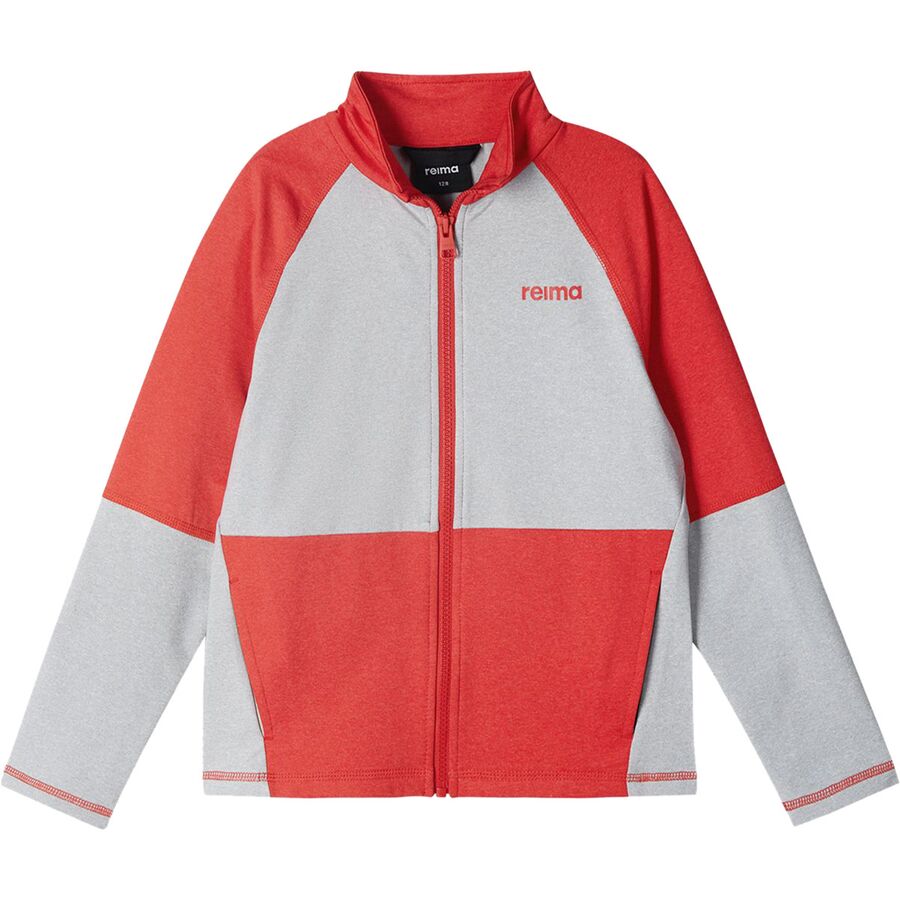 Reima - Mieti Lightweight Full-Zip Jersey Style Jacket - Kids' - Tomato Red