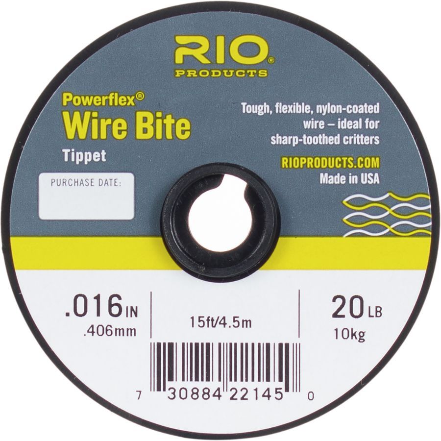 RIO Powerflex Wire Bite Tippet 15ft Fishing