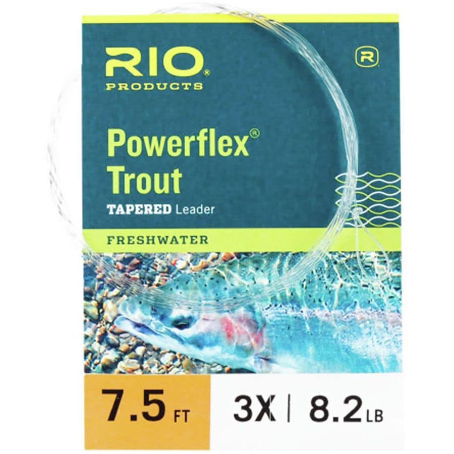 Rio Powerflex Trout Leaders 3 PK 7.5ft 2x for sale online 
