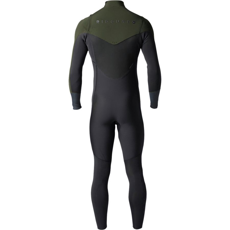 Ripcurl Men 3/2 Dawn Patrol Chest Zip Fullsuit Wetsuit Black