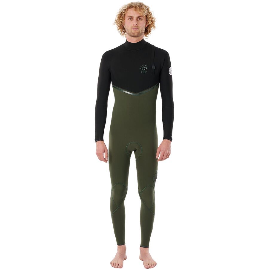 Rip Curl E Bomb 3/2 Zip Free Steamer Wetsuit Men's Clothing