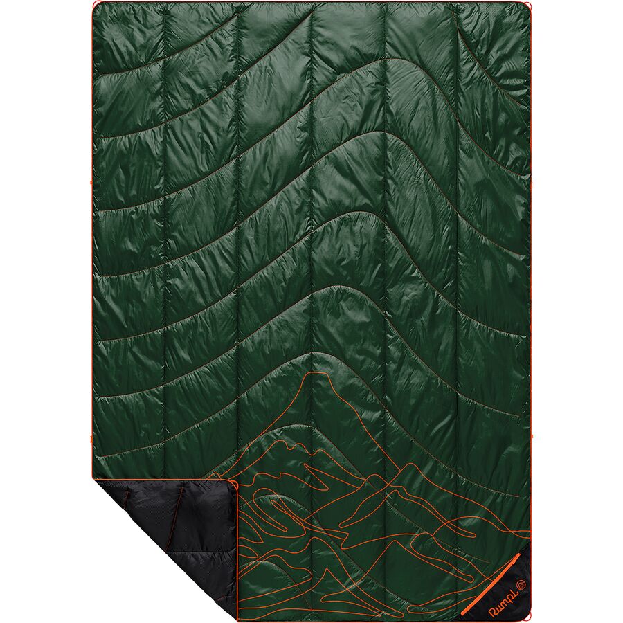 Плед Rumpl Backcountry Puffy 1-Person Blanket, цвет: Зелёный