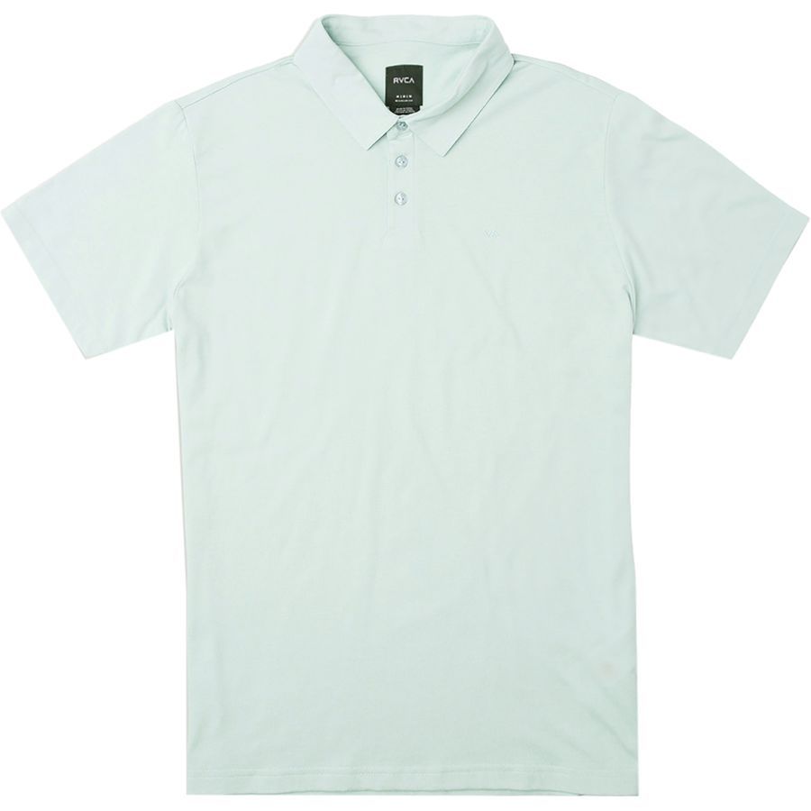 Rvca Sure Thing Ii Polo Shirt Men S Backcountry Rvca Sure Thing Ii Polo Shirt Men S Ether Blue