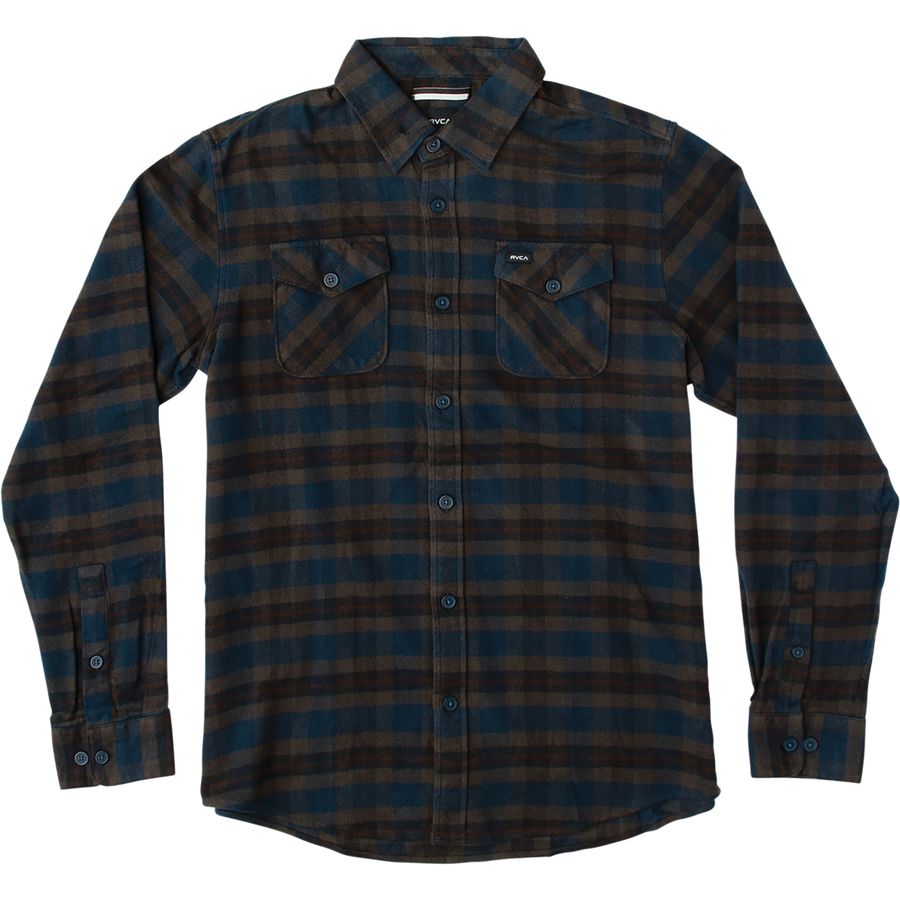 RVCA That'll Work Flannel Long Sleeve Shirt - Men's | Backcountry.com