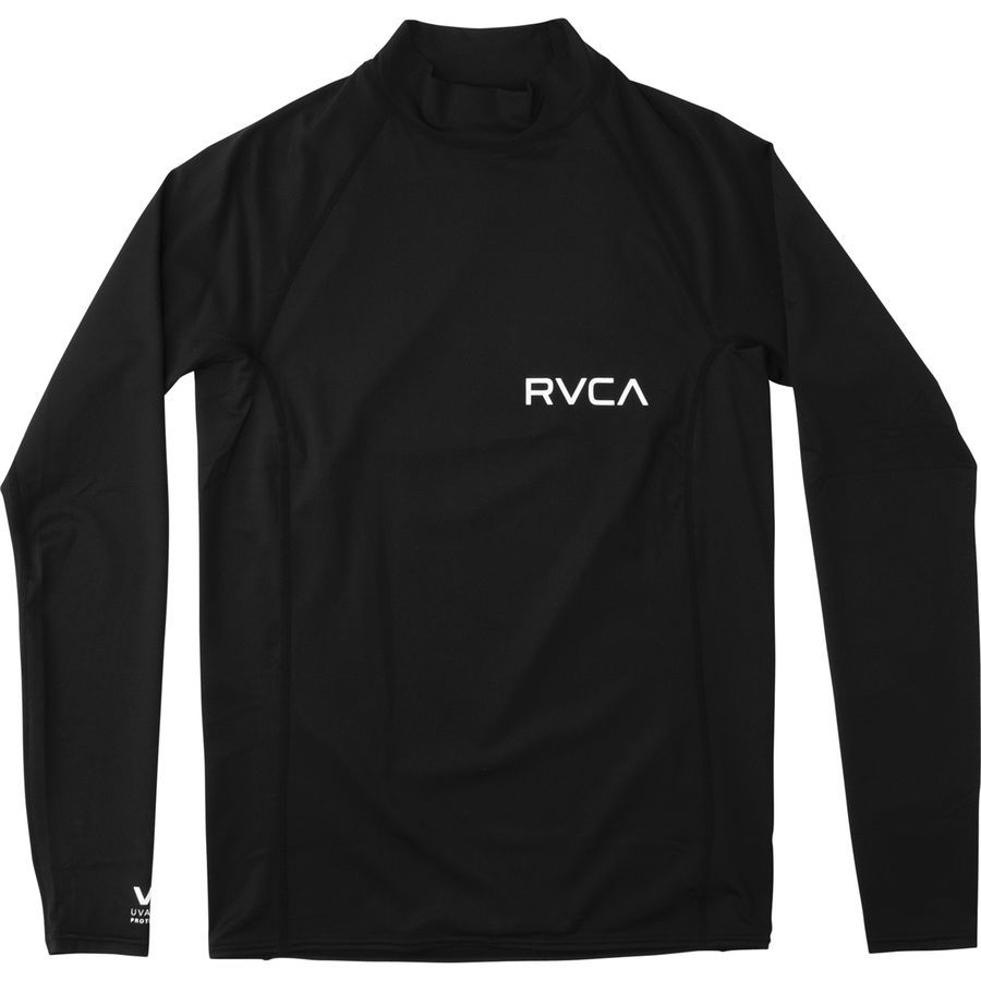 RVCA Solid LongSleeve Rashguard Men's Clothing