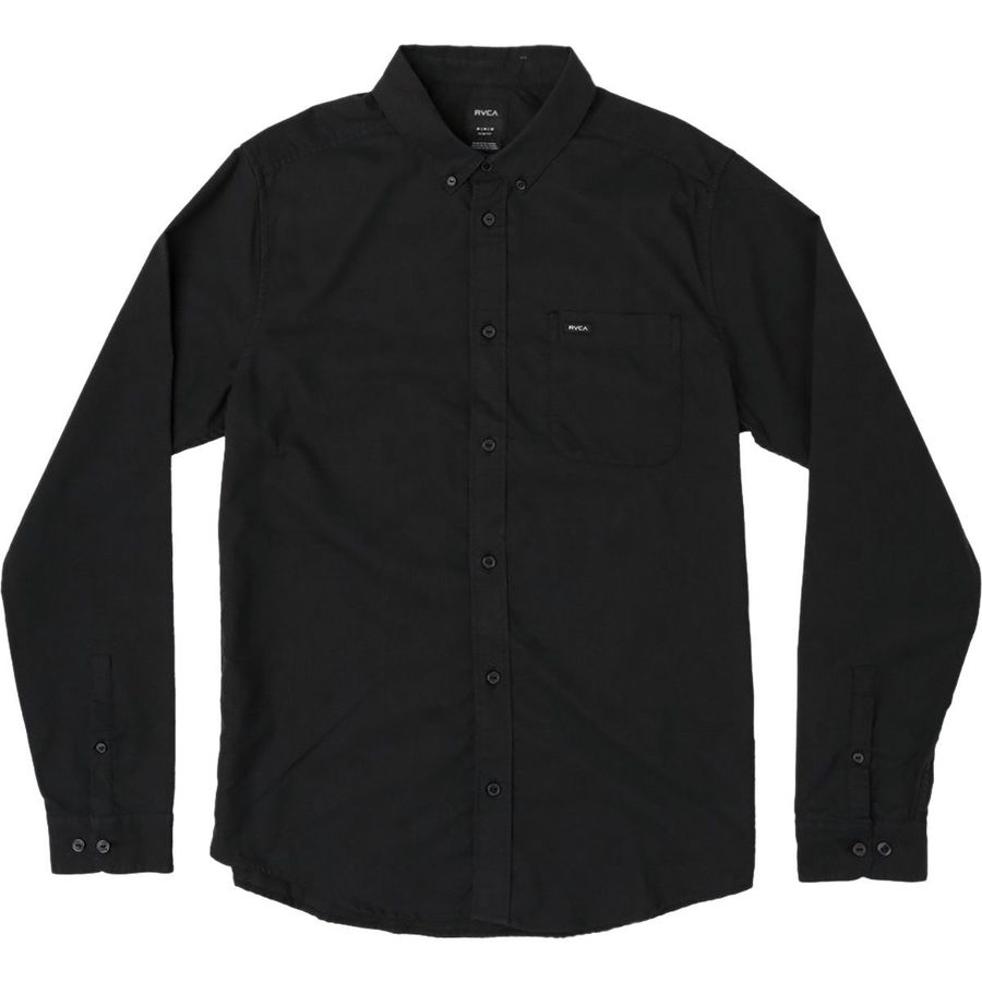 RVCA Mens Retract Long Sleeve T-Shirt (Black) main image 1