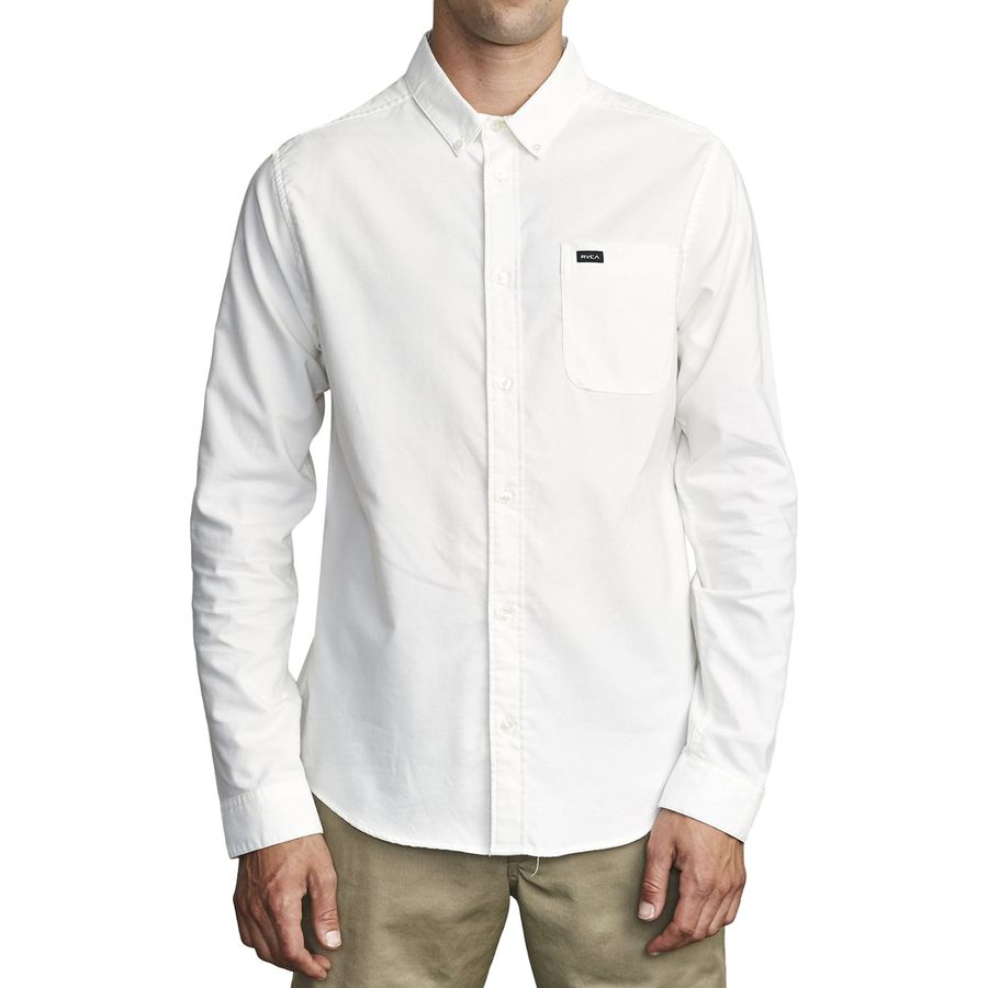 Shop RVCA That'll Do Stretch Shirt In Black - Fast Shipping & Easy