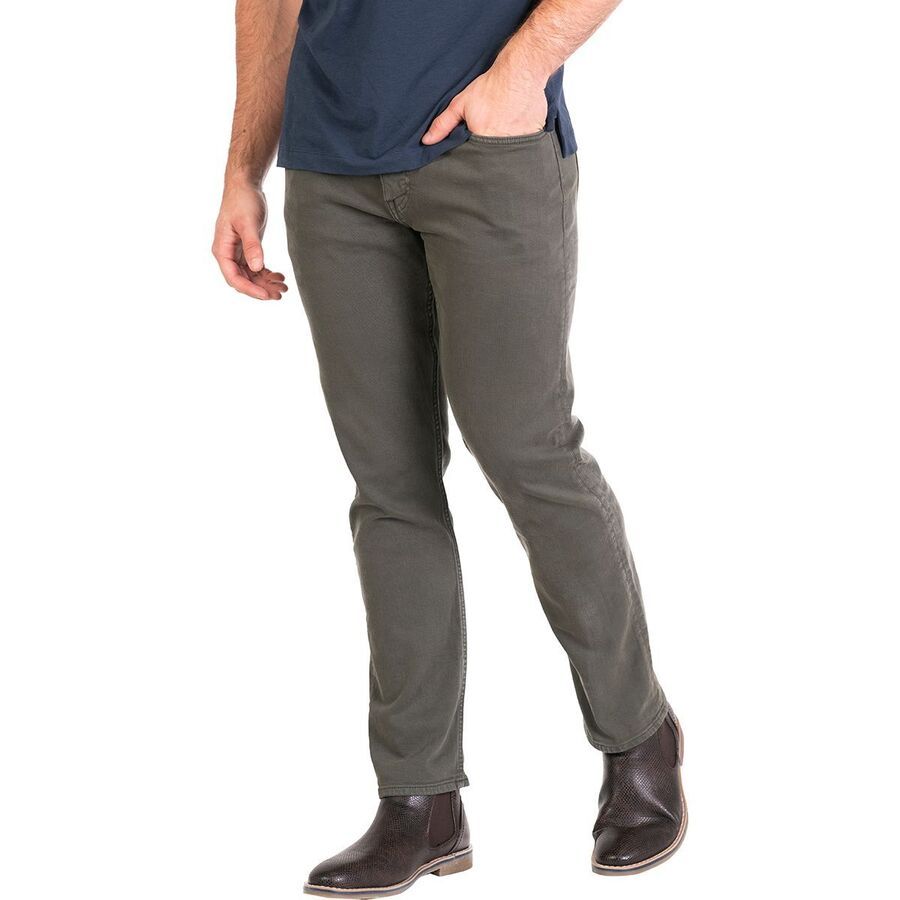 mens green stretch jeans