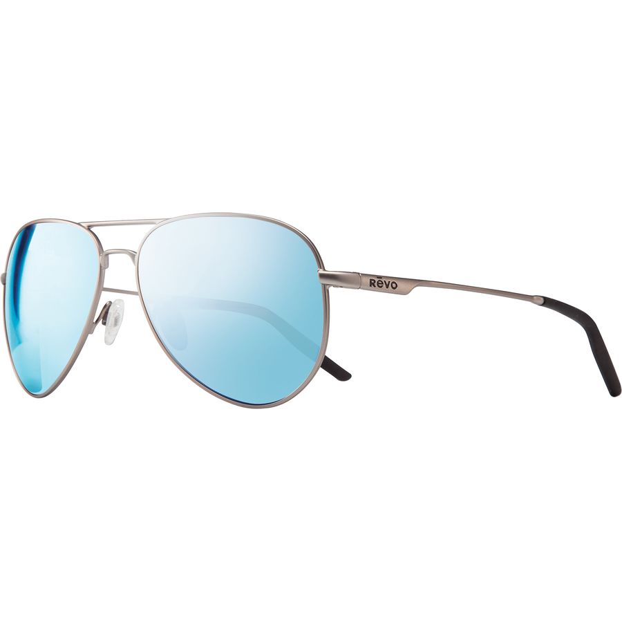 NEW* Revo RELAY 59mm Aviator Gold POLARIZED Blue Womens Sunglass 1014 04 BL