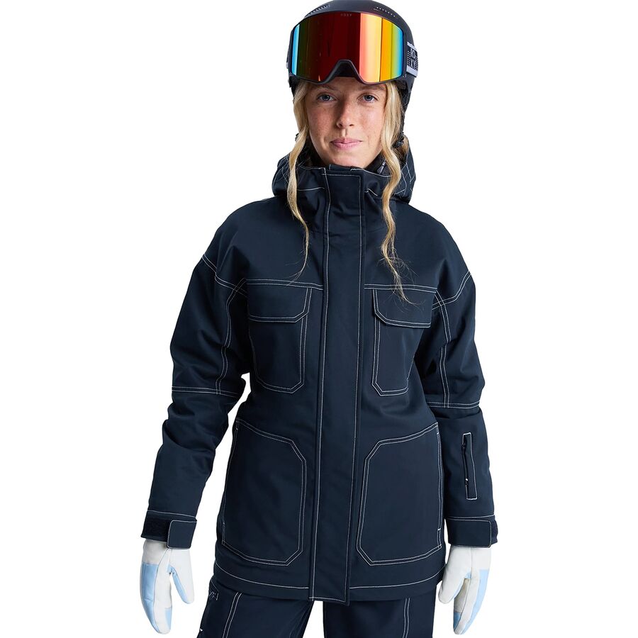 Женская куртка Roxy Chloe Kim, цвет: Антрацитовый