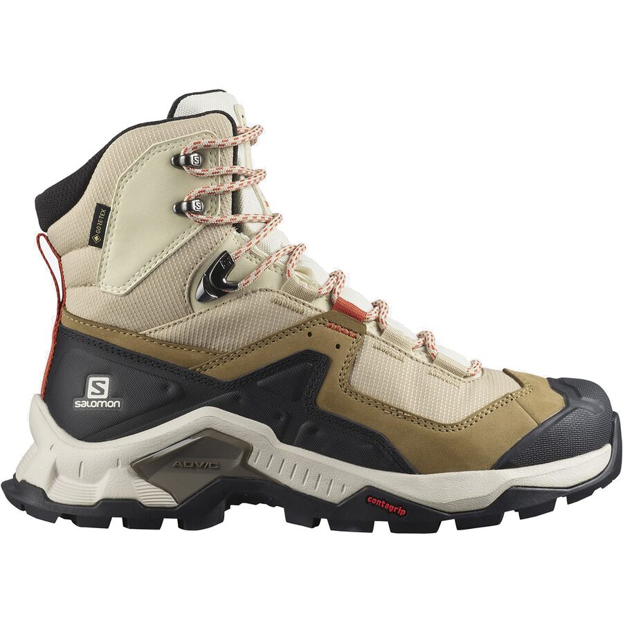 GORE-TEX Salomon Quest Element Gore-Tex Hiking Boots UK 8.5 BLACK/OLIVE NIGHT 