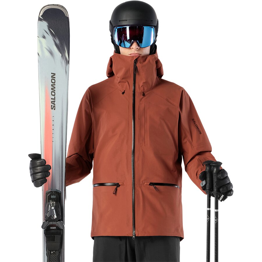 Мужская куртка Salomon Absolute 3L, цвет: Умбра