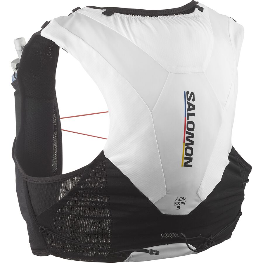 Рюкзак Salomon ADV Skin 5L Race Flag Hydration Pack, цвет: Чёрный / Белый
