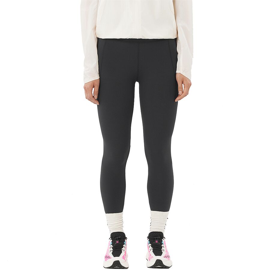 Женские брюки Salomon Shakeout Bliss Tight, цвет: Глубокий чёрный