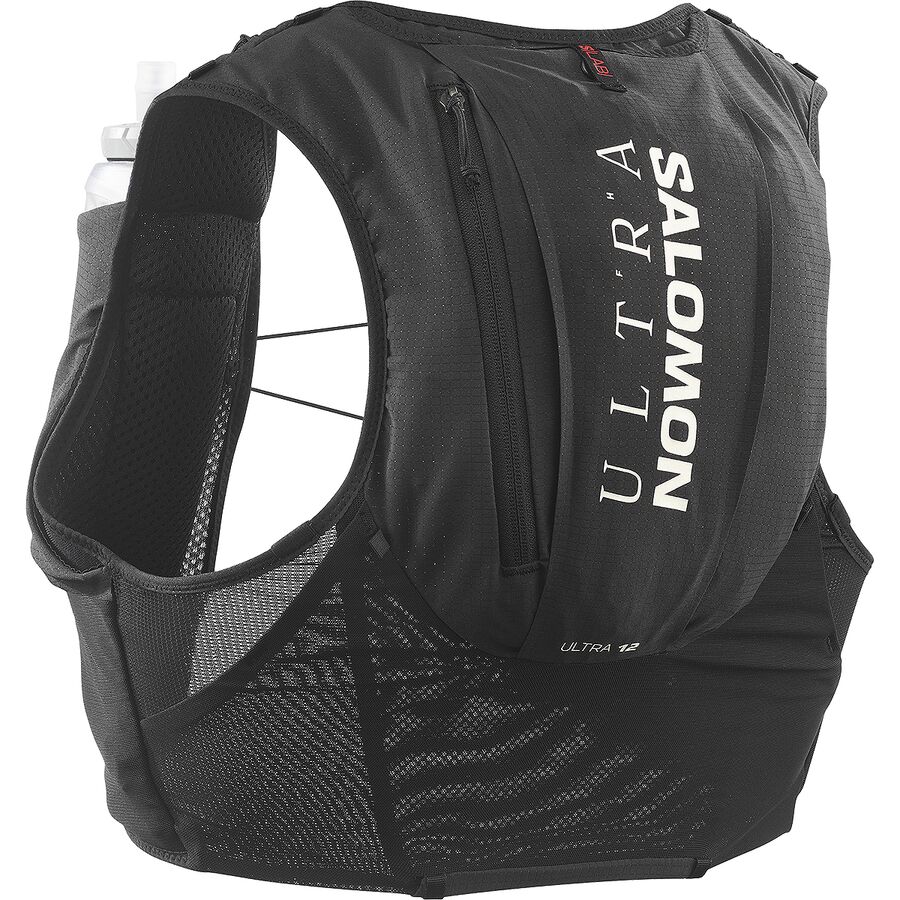 Жилеты Salomon S/Lab Ultra 12L Set Hydration, цвет: Чёрный