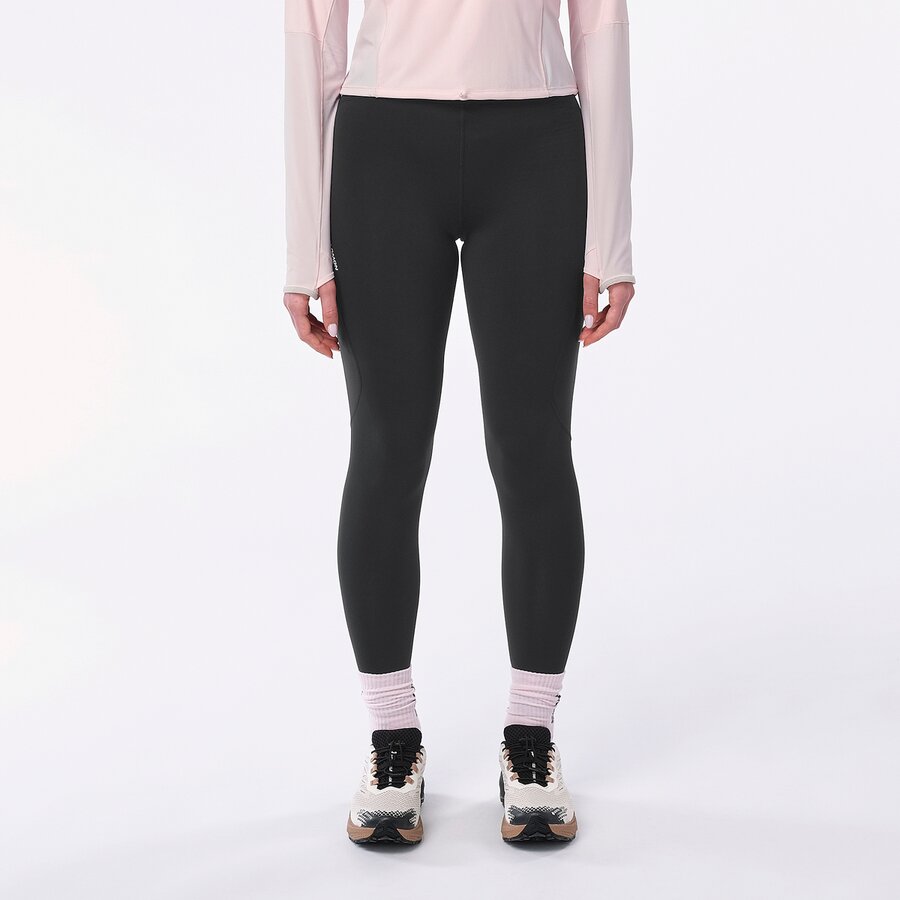 Женские брюки Salomon Shkout Core Warm Tight, цвет: Глубокий чёрный