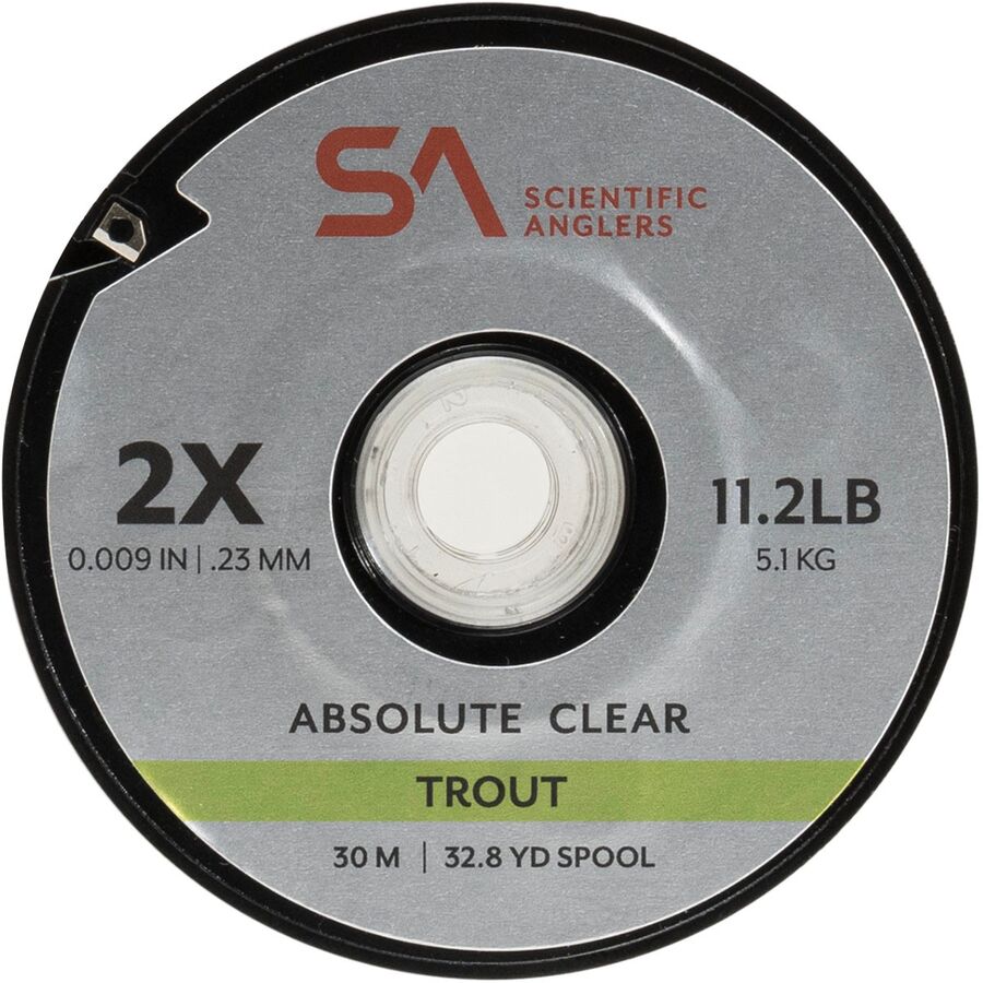 Absolute Trout Clear Tippet Assortment