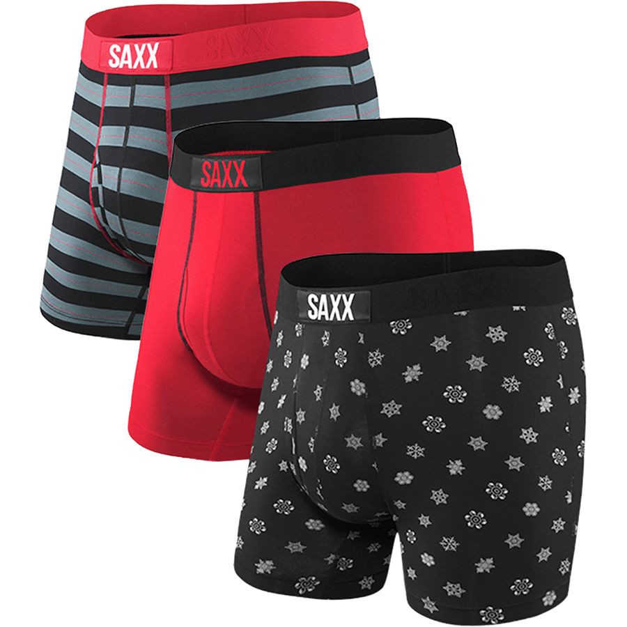 Saxx Ultra Boxer Brief Holiday - 3-Pack - Men's | Backcountry.com