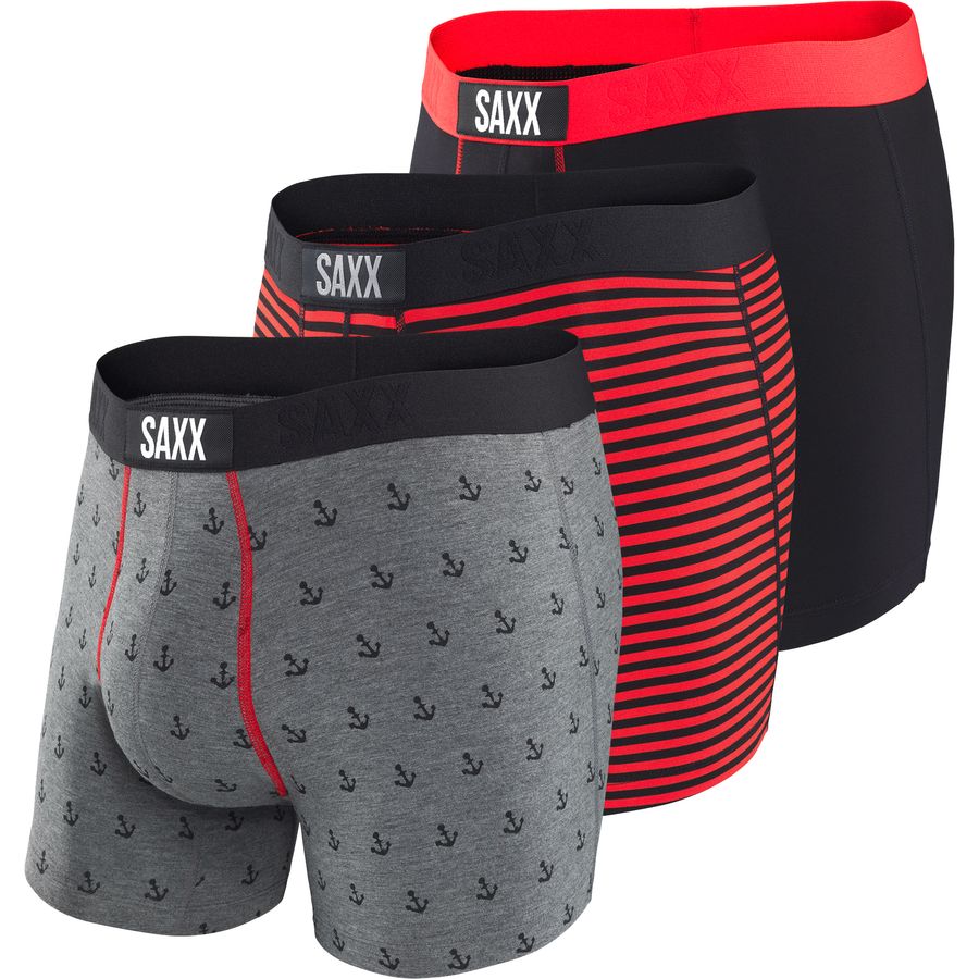 Saxx Vibe Modern Fit Boxer - 3 Pack - Men's | Backcountry.com