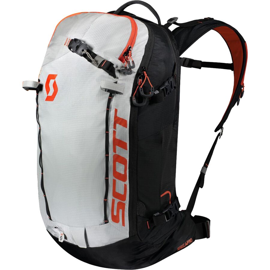 Scott - Backcountry Patrol AP 30L Airbag Backpack + E1 Alpride Kit - Black/Tangerine Orange