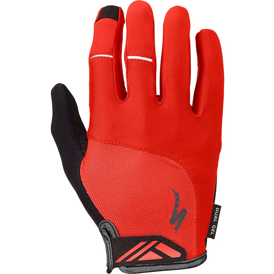 Specialized - Body Geometry Dual-Gel Long Finger Glove - Men's - Red