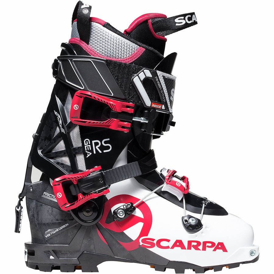 Scarpa - Gea RS Alpine Touring Boot - 2021 - Women's - White/Black/Warm Red
