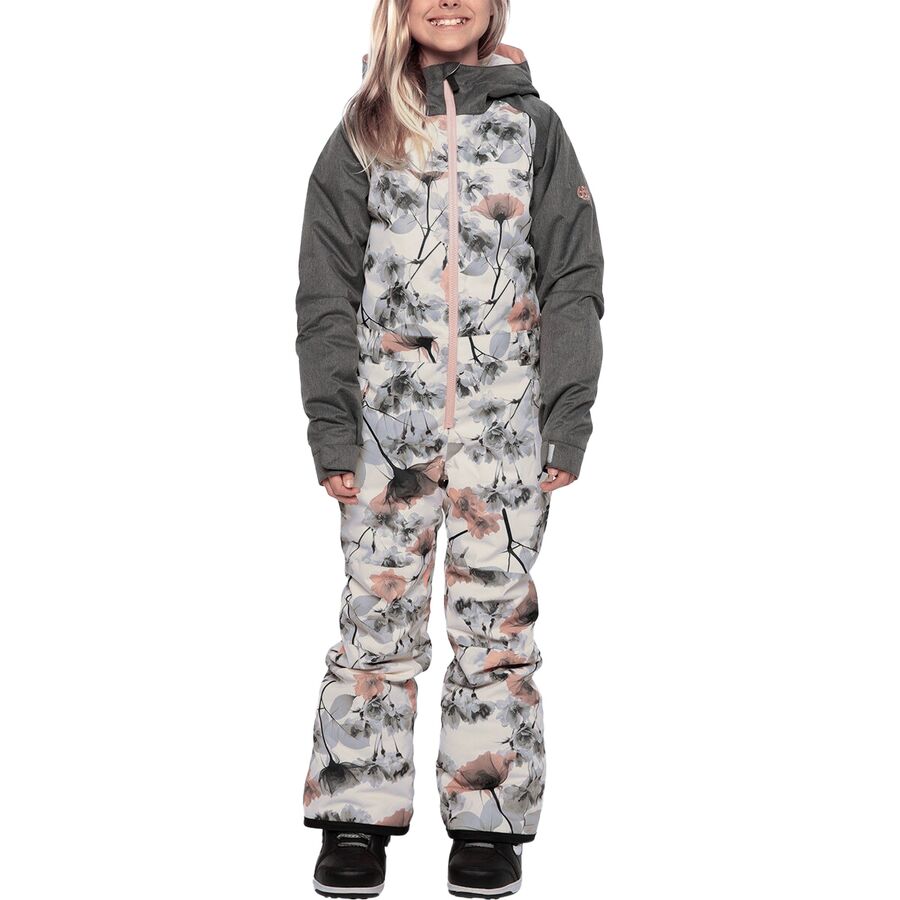 686 - Shine One-Piece Snow Suit - Girls' - Birch X-Ray Floral
