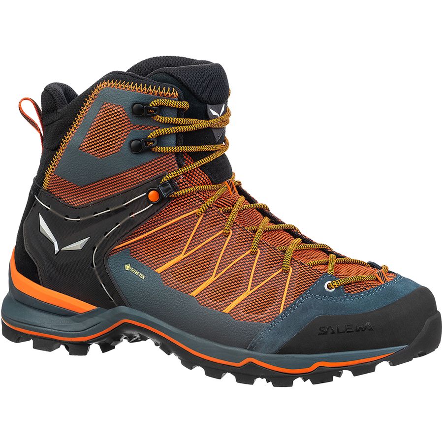 Salewa - Mountain Trainer Lite Mid GTX Hiking Boot - Men's - Black Out/Carrot