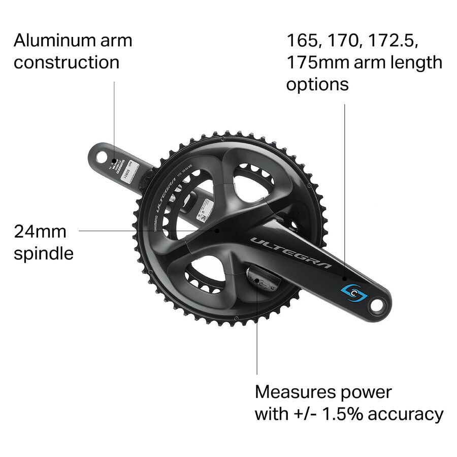 stages cycling power r g3 cw chainrings ultegra r8000