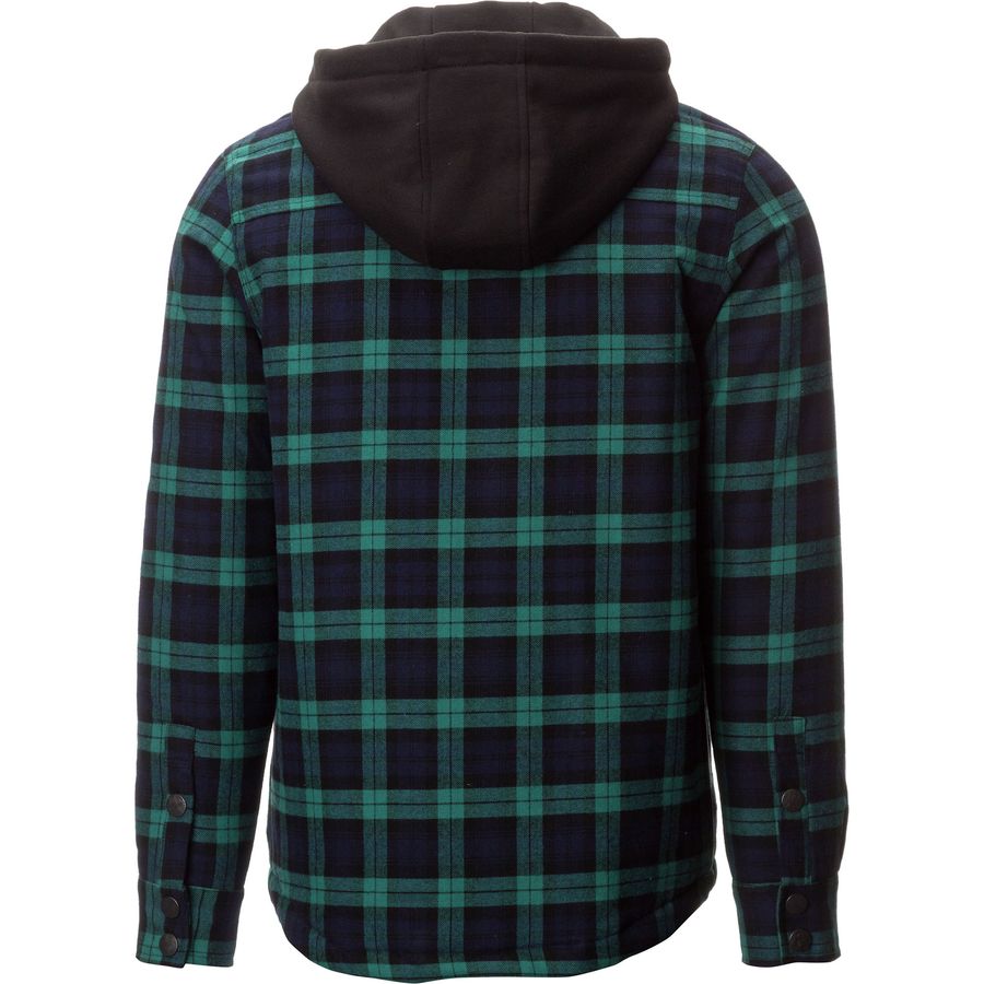 Saga Insulated Hooded Flannel Shirt - Men's | Backcountry.com