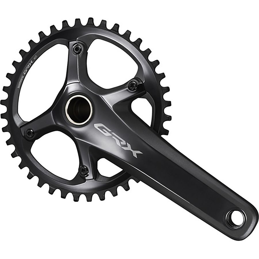 thumbnail interactive-video image 1 of Shimano GRX FC-RX810 1x Crankset – 40T Or 42T Chainring, 170mm Crank Arm 1 of 6