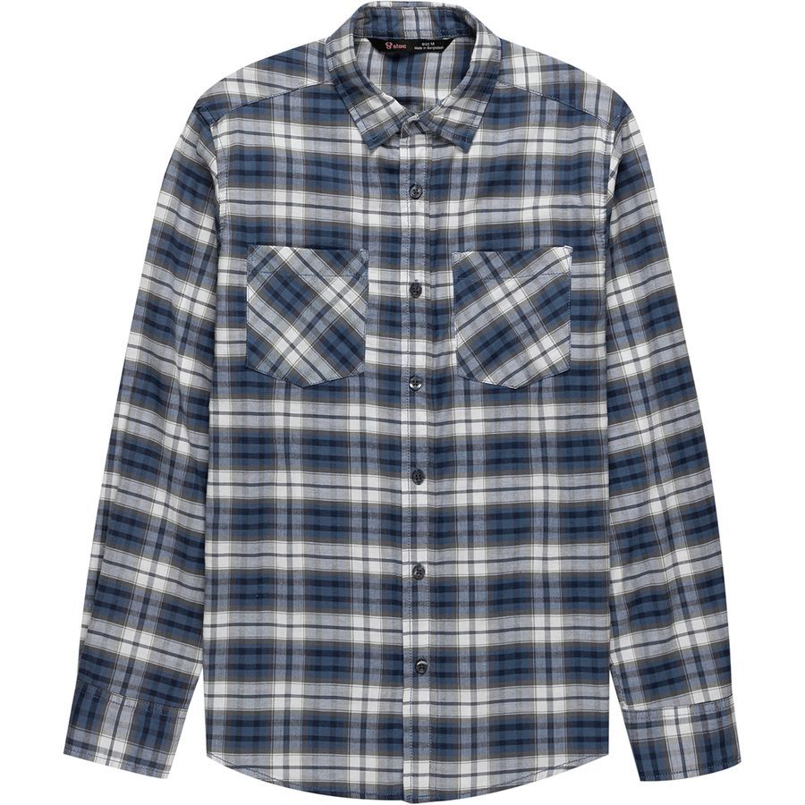 mens stretch flannel shirt