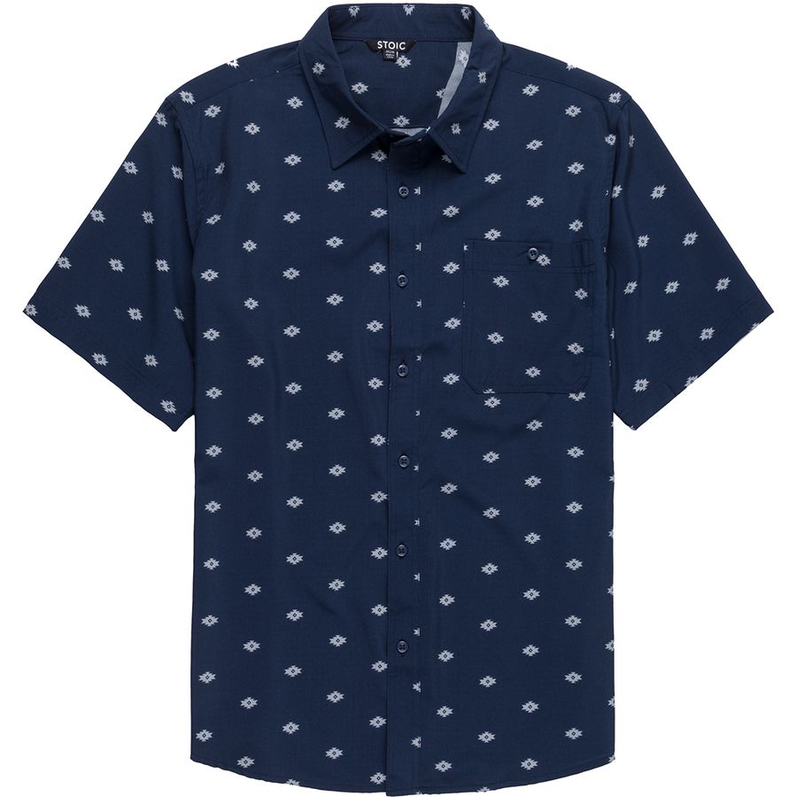 Stoic Printed Performance Woven Button-Down Shirt - Men's - Clothing