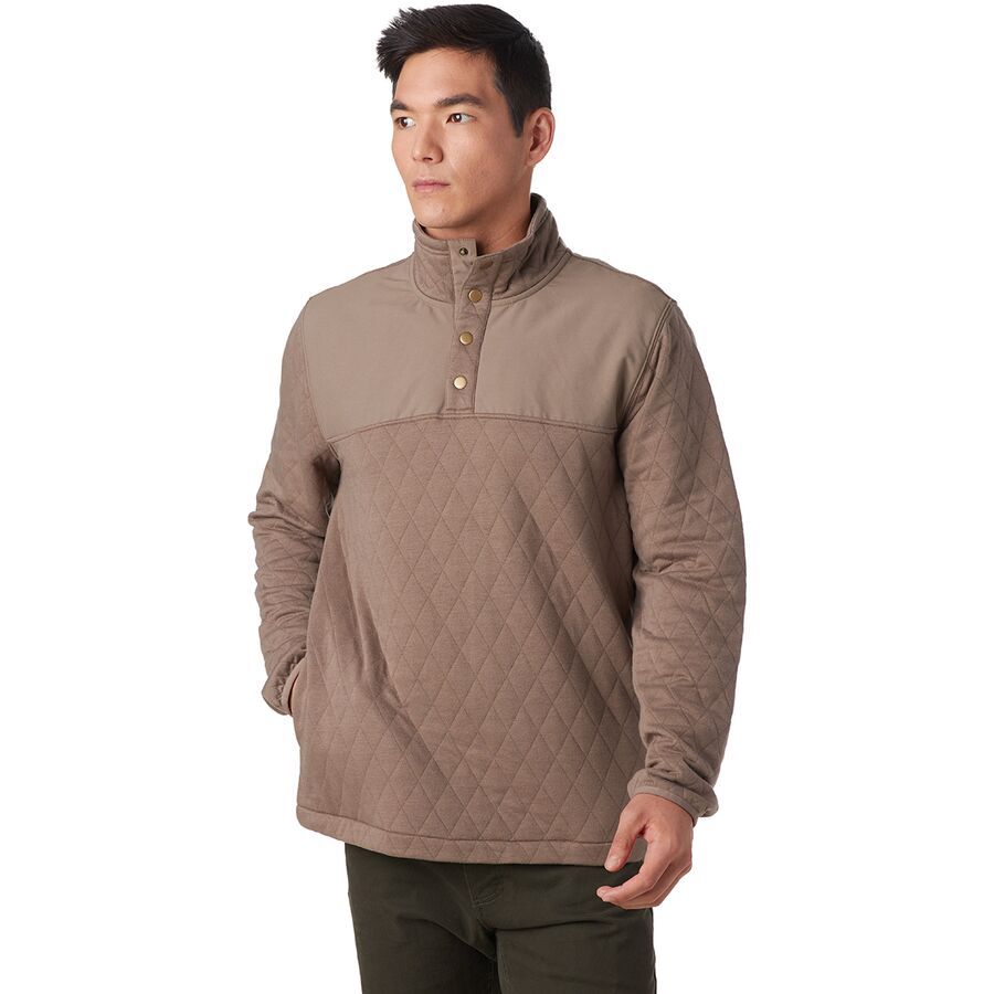 stoic quilted cotton pullover